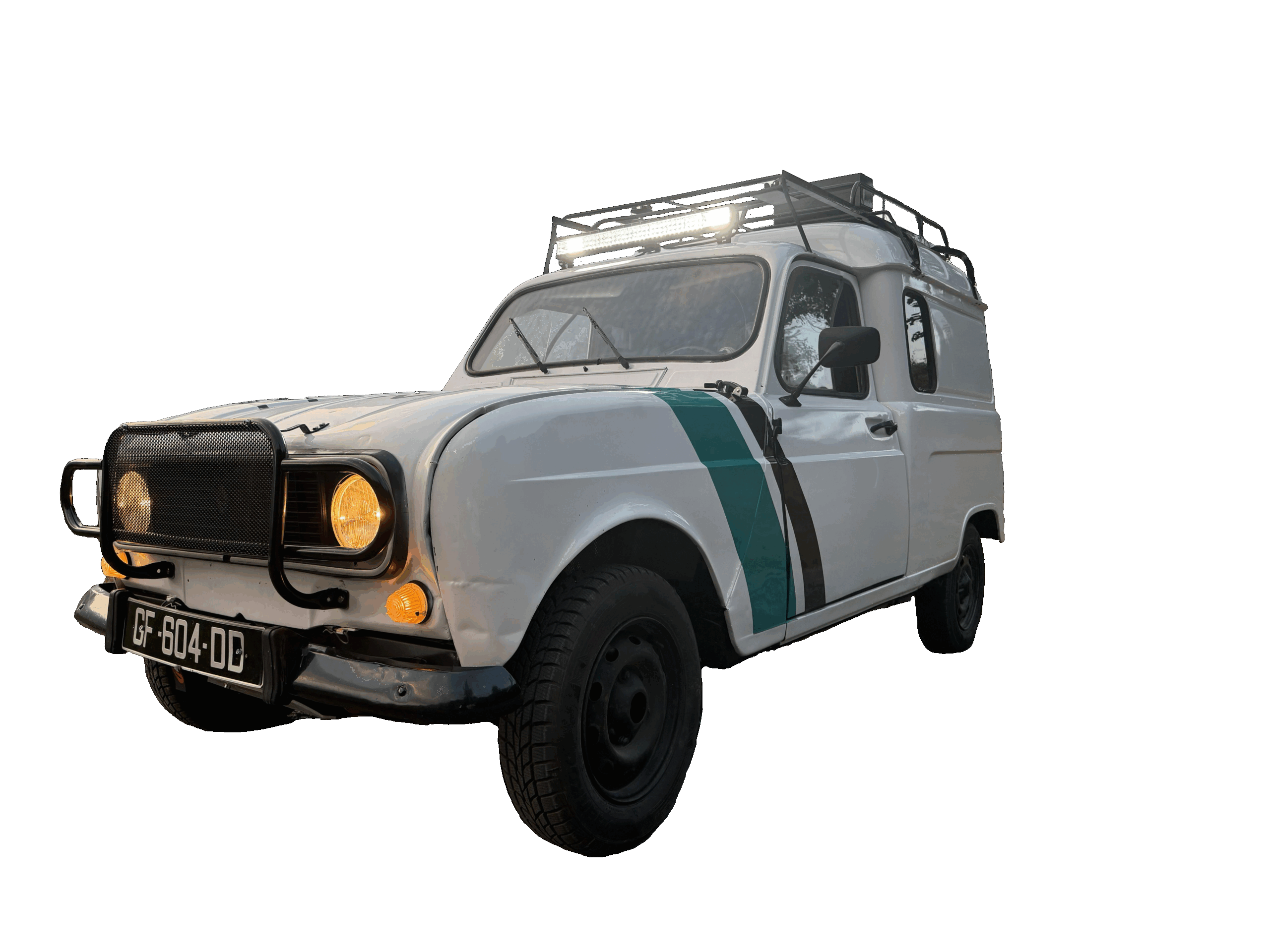 Renault 4L prête à partir