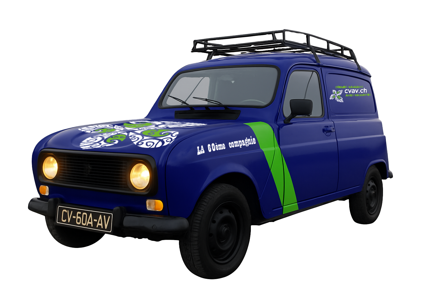 Renault 4L prête à partir